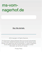 Mobile Screenshot of ms-vom-nagerhof.de